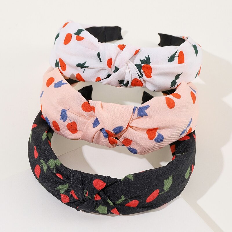

3pcs Knot Hair Hoop, Multicolor