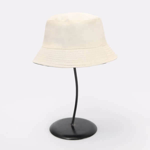 

Solid Bucket Hat, Beige