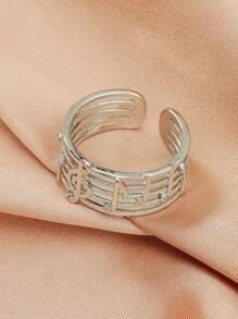 Vòng cổ tay trang trí nốt nhạc - Bạc - Xem 2