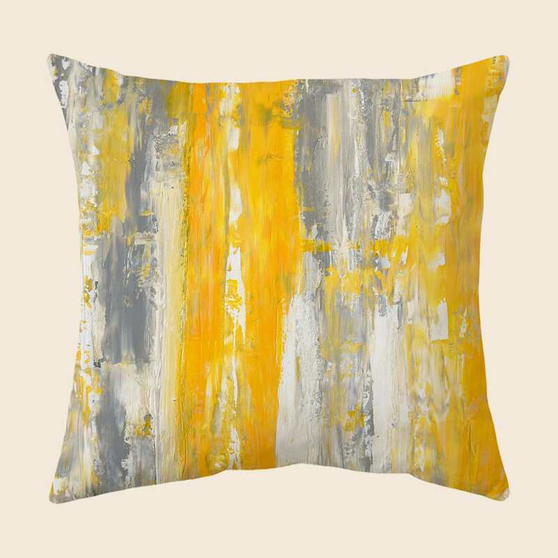 

Graphic Print Cushion Cover Without Filler, Multicolor