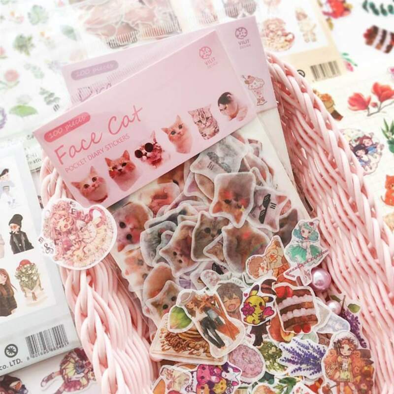 

1pack Cartoon Graphic Random Sticker, Multicolor