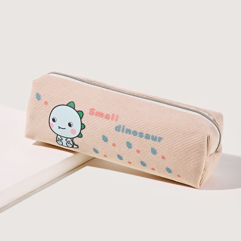 

Cartoon Graphic Pencil Case, Apricot