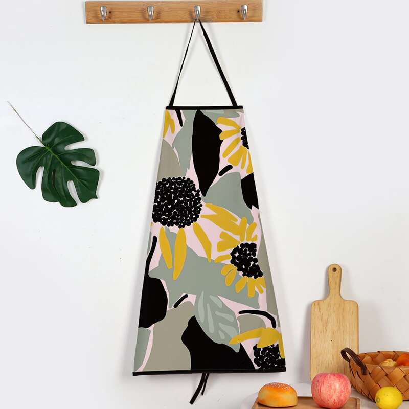 

Flower Print Apron, Multicolor