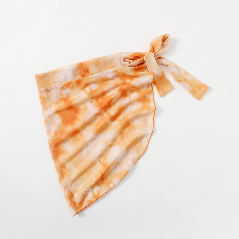 

Tie Dye Beach Skirt, Orange