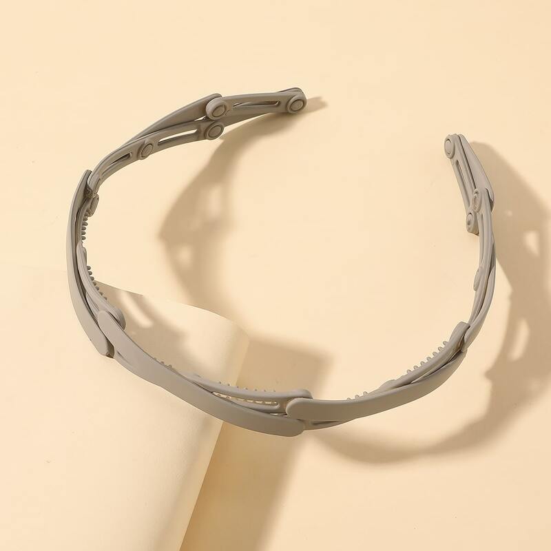 

Solid Foldable Hair Hoop, Grey