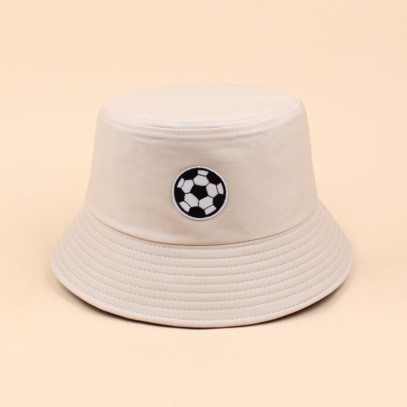

Football Bucket Hat, Beige