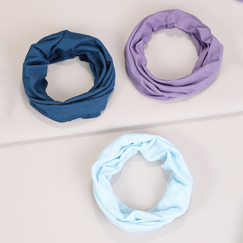 

8pcs Solid Hair Band, Multicolor