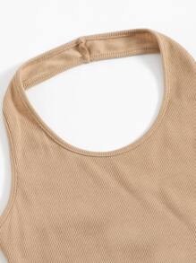 SHEIN EZwear 2 件装女式纯色吊带上衣 - 彩色 - 查看 5