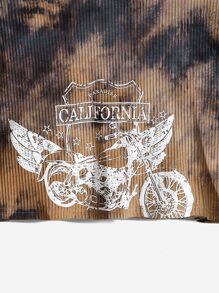 SHEIN 青少年女孩紮染短版T恤 - 彩色 - 查看 4