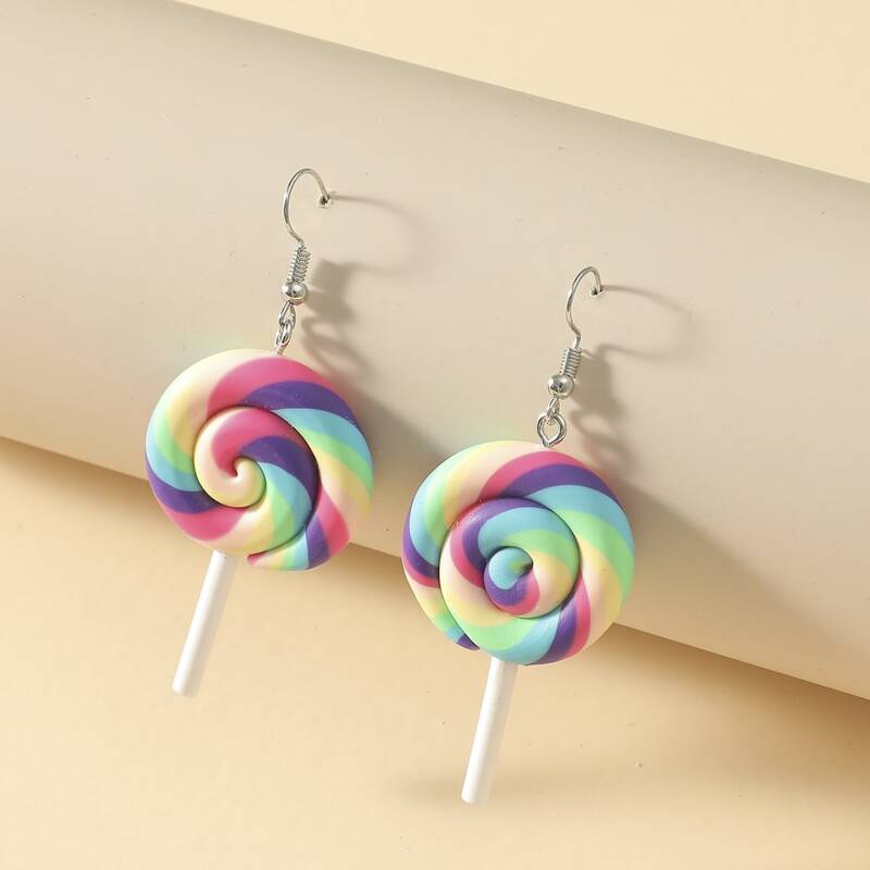 

Lollipop Drop Earrings, Multicolor
