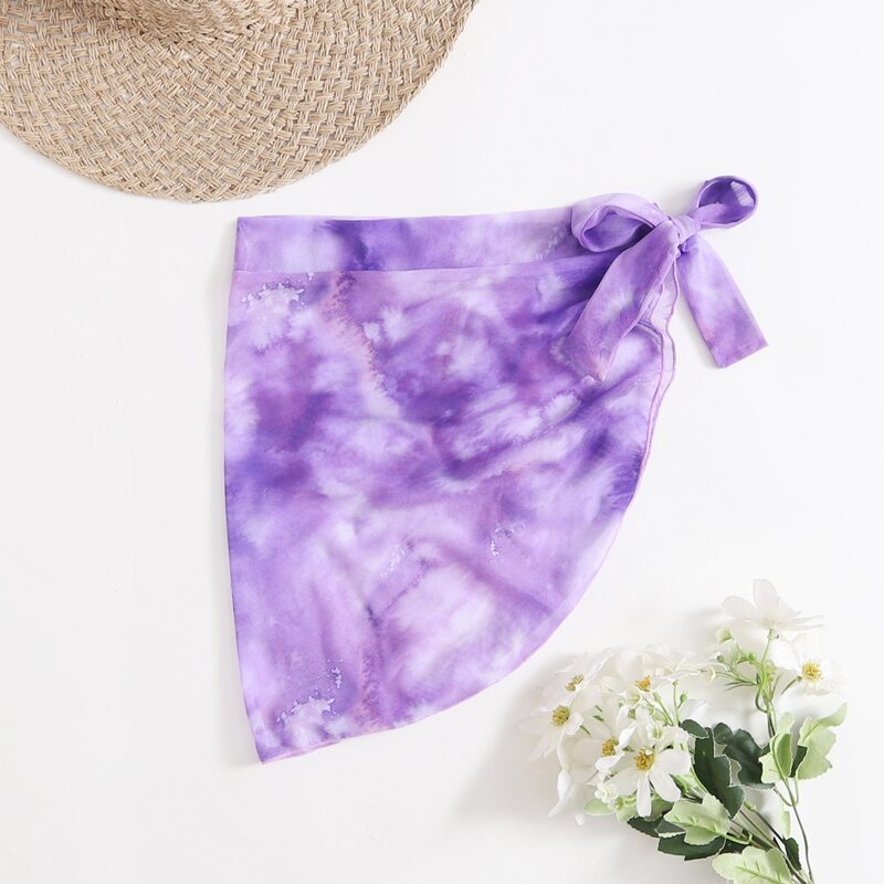 

Tie Dye Beach Skirt, Purple
