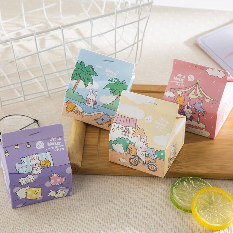 

1box Cartoon Graphic Random Sticky Note, Multicolor