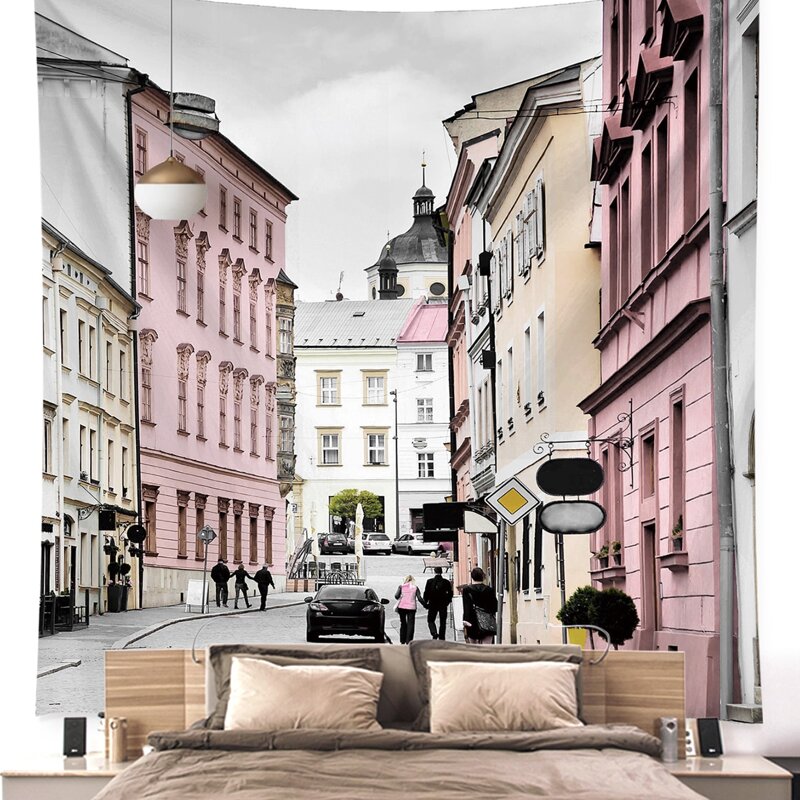

Building Print Tapestry, Multicolor