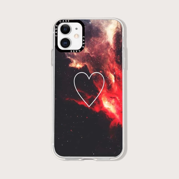 

Heart Pattern Phone Case, Multicolor