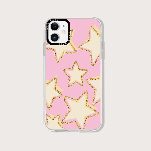 

Star Pattern Phone Case, Multicolor