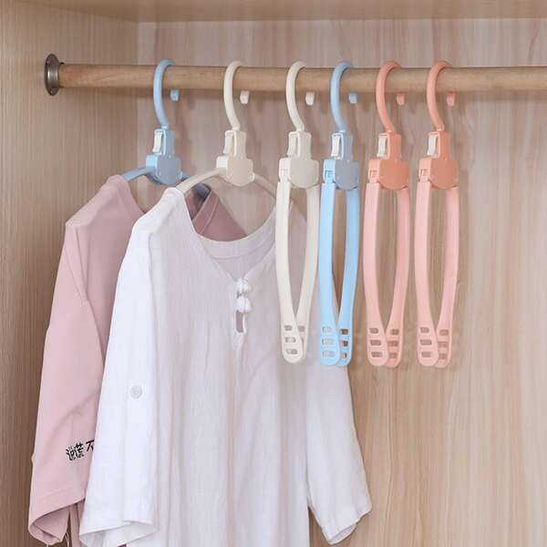 

1pc Random Collapsible Hanger, Multicolor