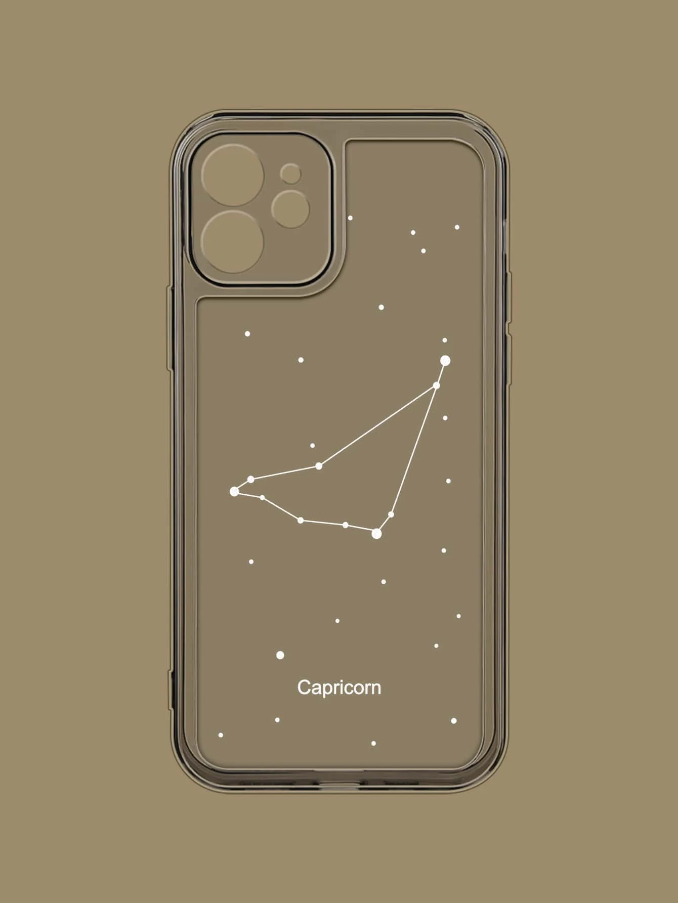 Capricorn Clear Phone Case - Clear - View 1