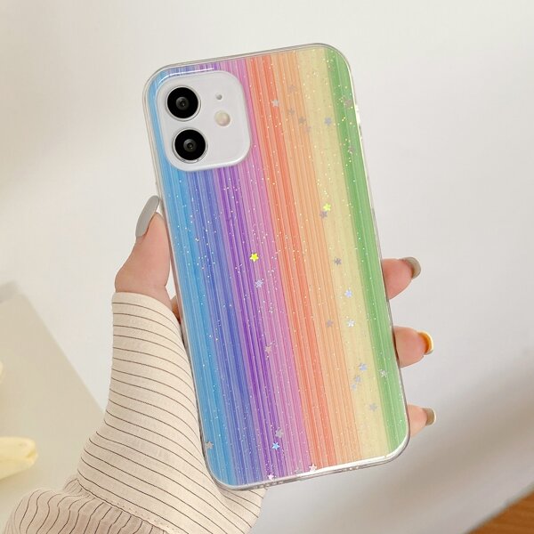 

Rainbow Stripe Phone Case, Multicolor