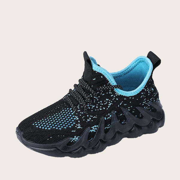 

Boys Lace Up Front Sneakers, Black