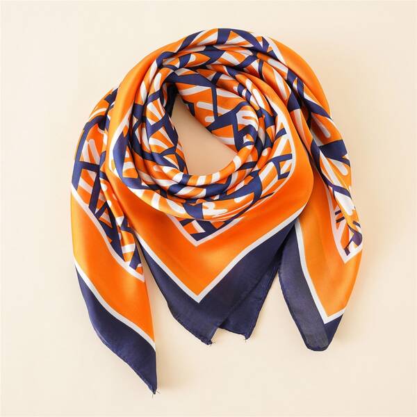 

Geo Print Bandana, Orange