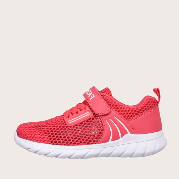 

Girls Breathable Sneakers, Red