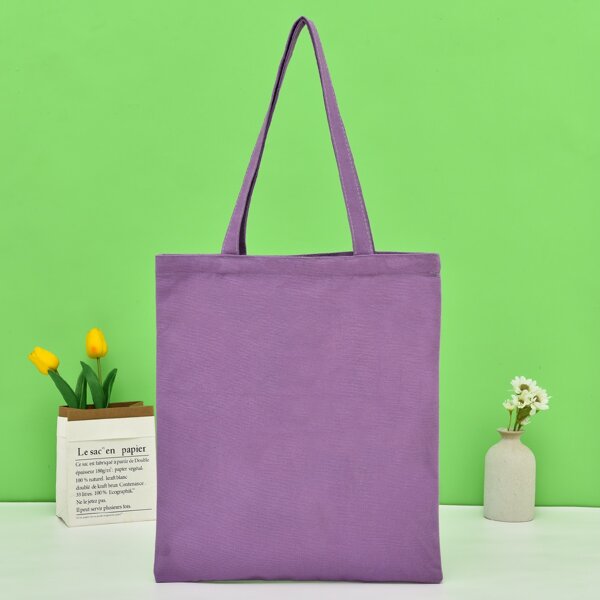 

Minimalist Large Capacity Shopper Bag, Purple