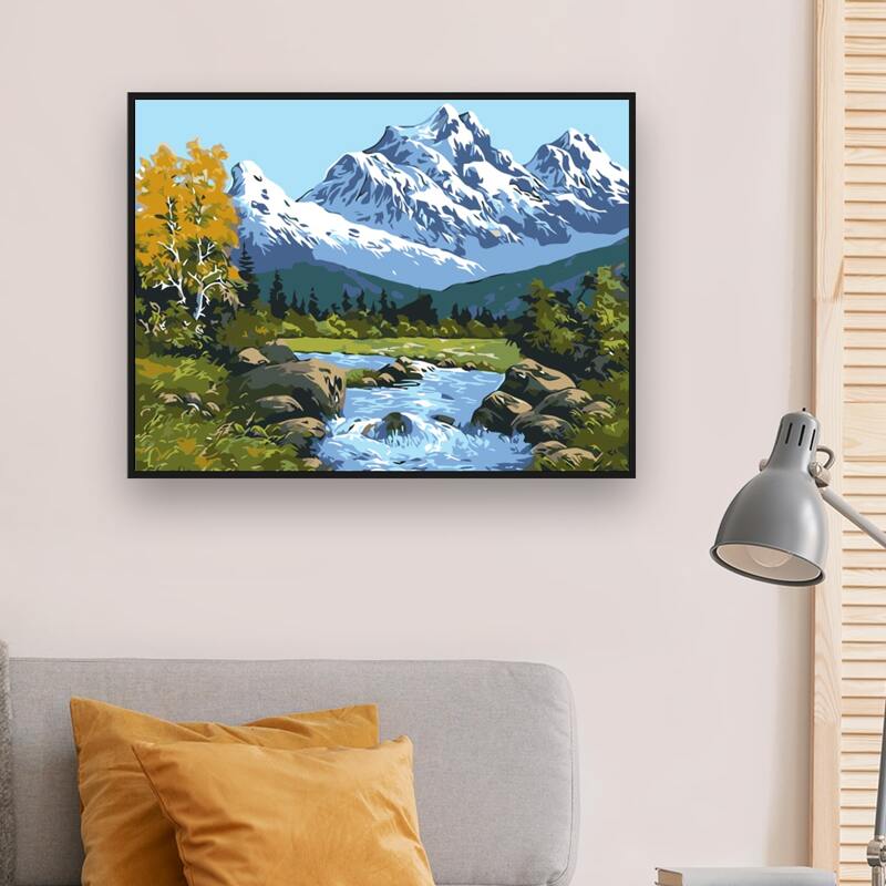 

Scenery Pattern Diamond Painting Without Frame, Multicolor