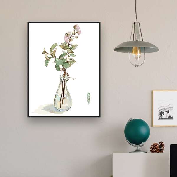

Flower Print Diamond Painting Without Frame, Multicolor