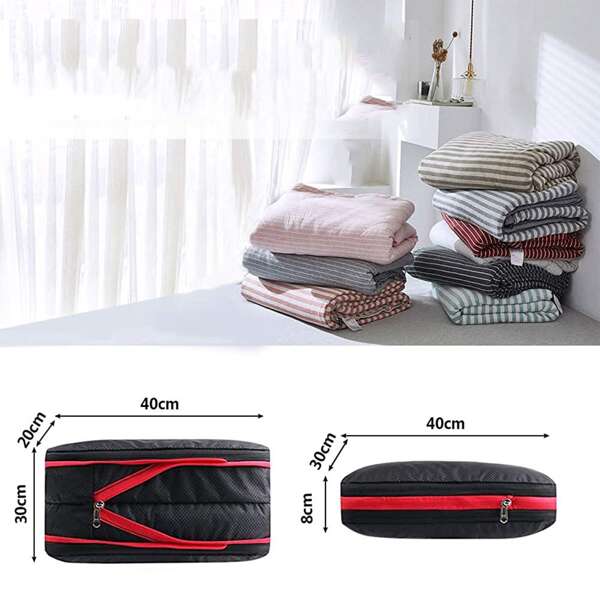 

3pcs Random Color Travel Storage Bag Set, Multicolor