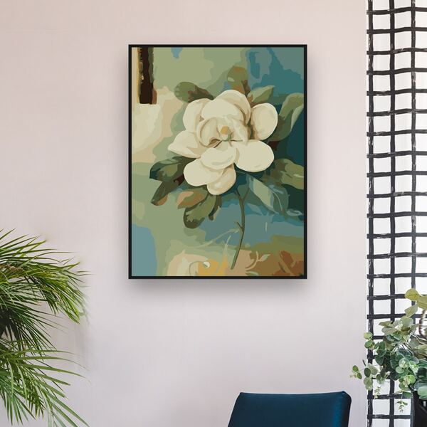 

Floral Pattern Diamond Painting Without Frame, Multicolor