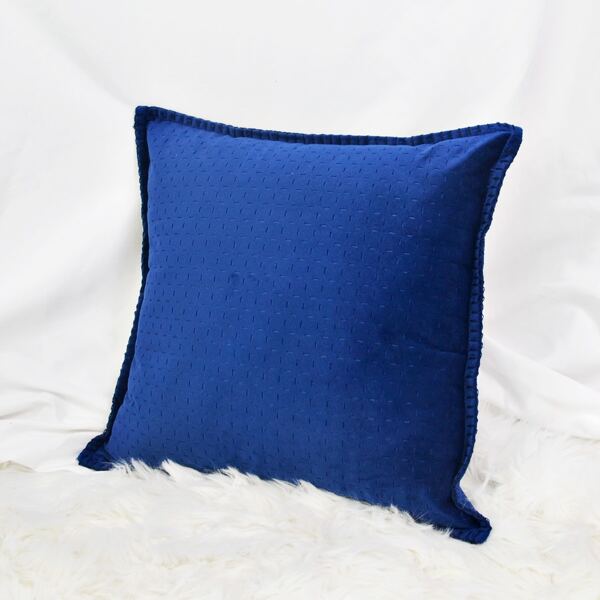 

Solid Color Cushion Cover Without Filler, Royal blue