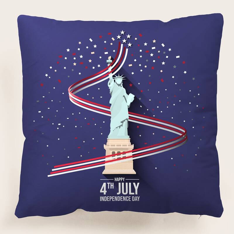 

Graphic Cushion Cover Without Filler, Multicolor