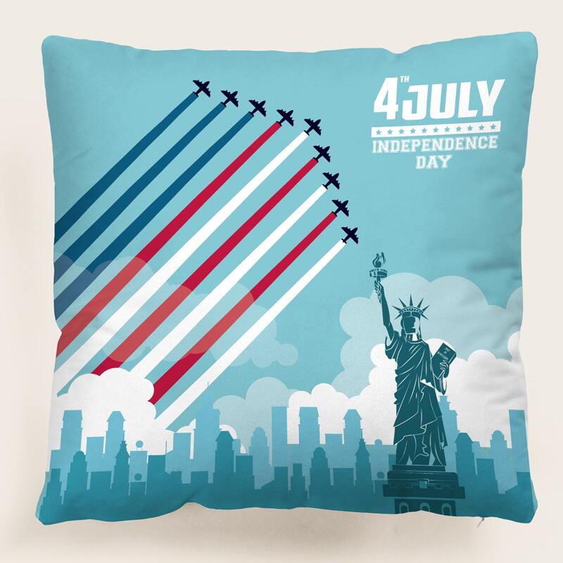 

Graphic Cushion Cover Without Filler, Multicolor