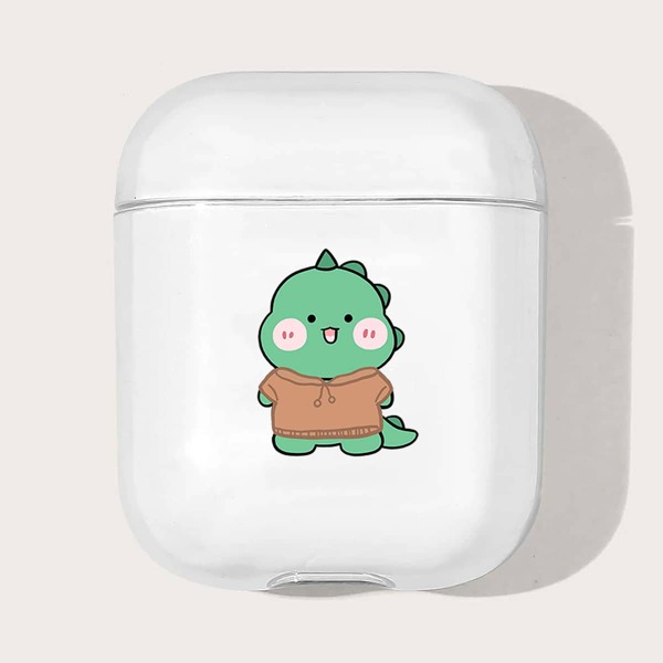 

Cartoon Dinosaur Clear Case For Airpods