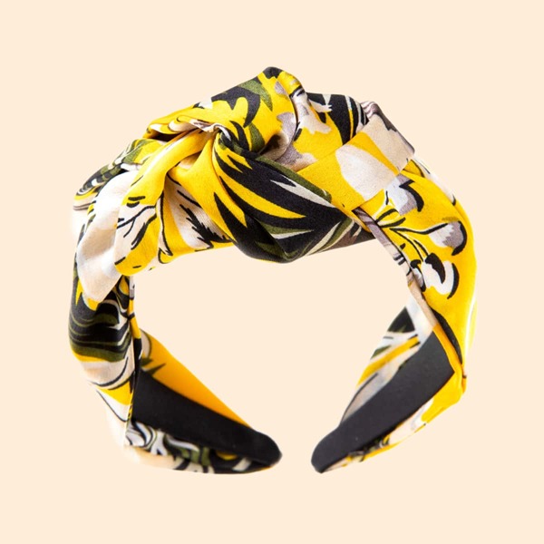 

Knot Hair Hoop, Yellow