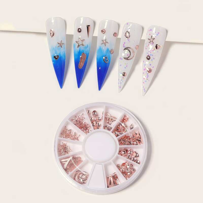 

1box Nail Art Decoration, Champagne