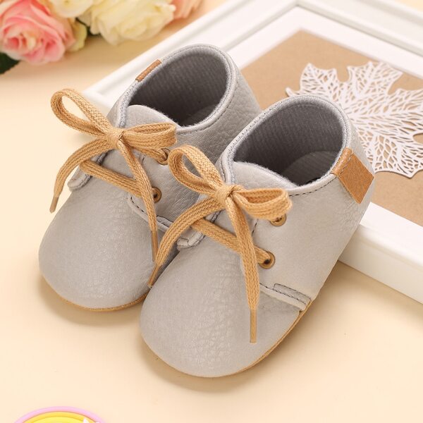 

Baby Boy Lace-up Front Sneakers, Light grey