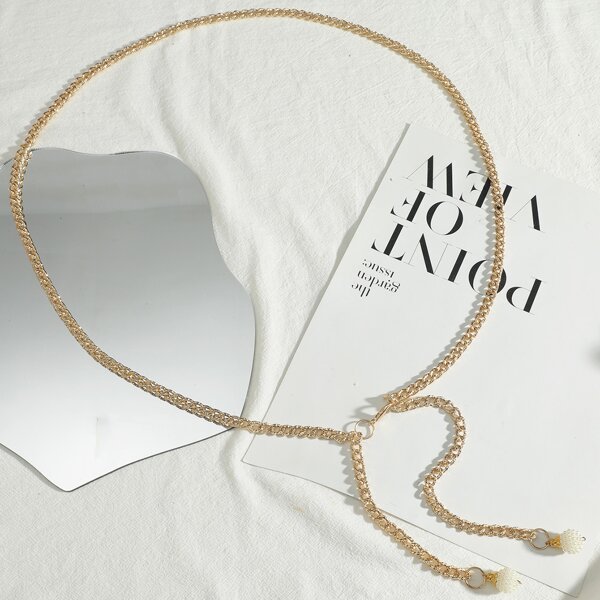 

Simple Chain Belt, Gold