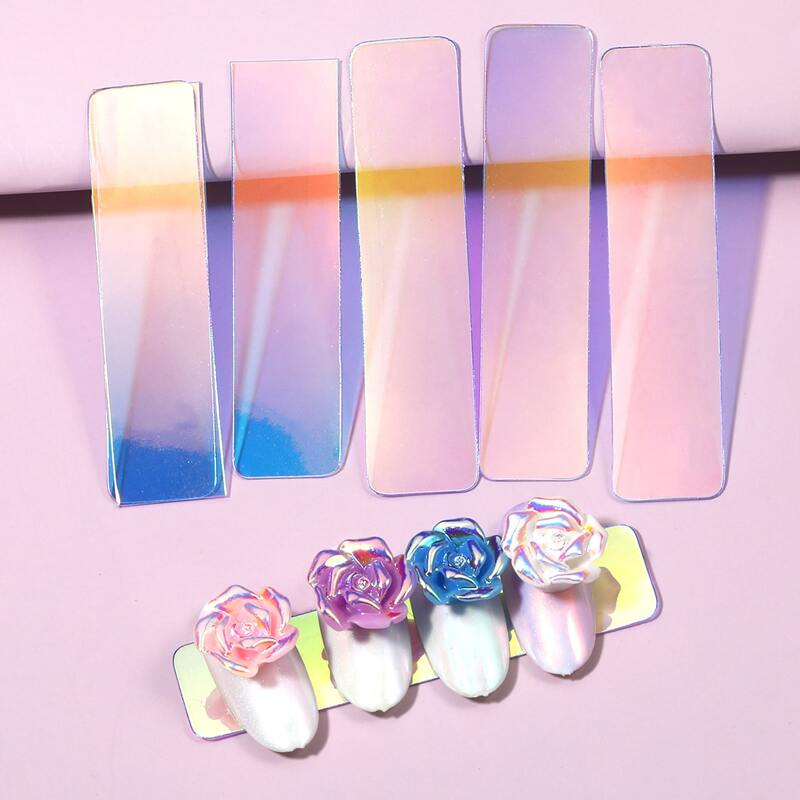 

10pcs Aurora Nail Art Display Stand, Multicolor