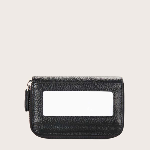 

Zip Around Card Holder, Black