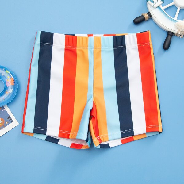 

Toddler Boys Striped Swim Trunks, Multicolor