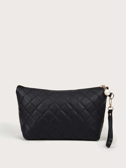 縫製ジッパーコスメティックバッグの画像