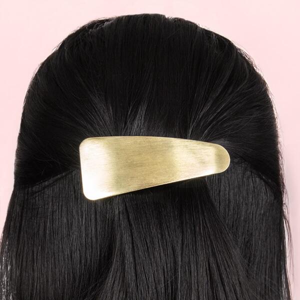 

Plain French Hair Clip, Gold