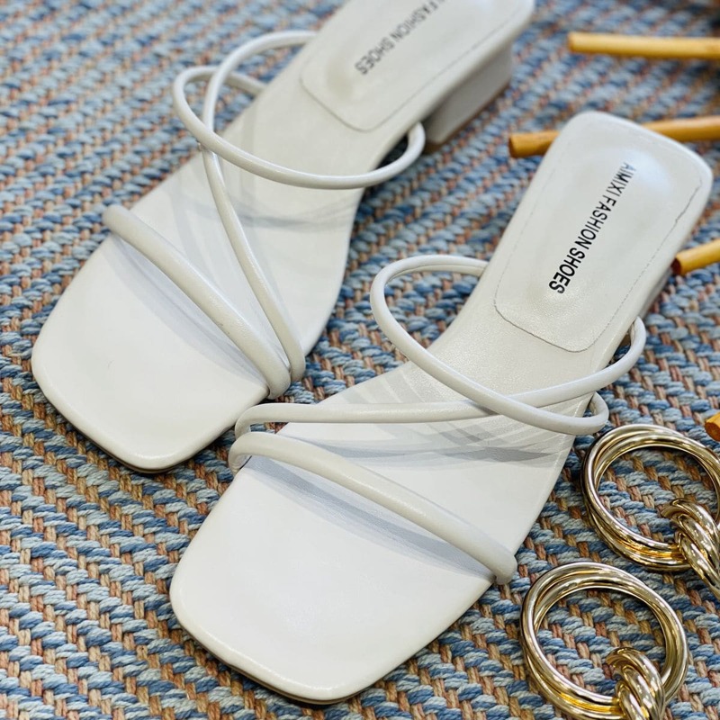 

Minimalist Open Toe Sandals, Beige