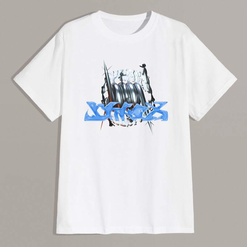 

Guys Graphic Tee, White