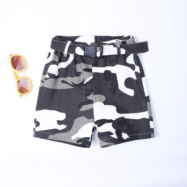 

Toddler Boys Camo Belted Shorts, Multicolor