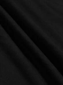 Manfinity 男士雕像圖案短袖T恤 - 黑色 - 查看 3