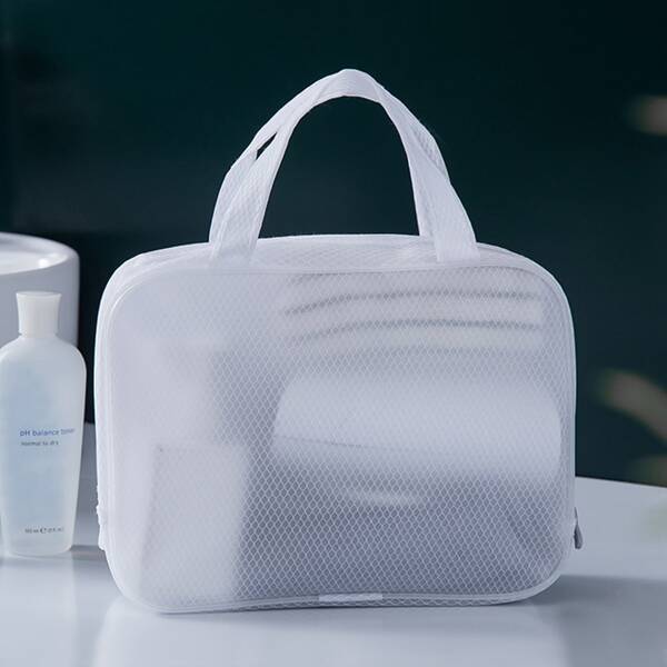 

1pc Portable Travel Storage Bag, White