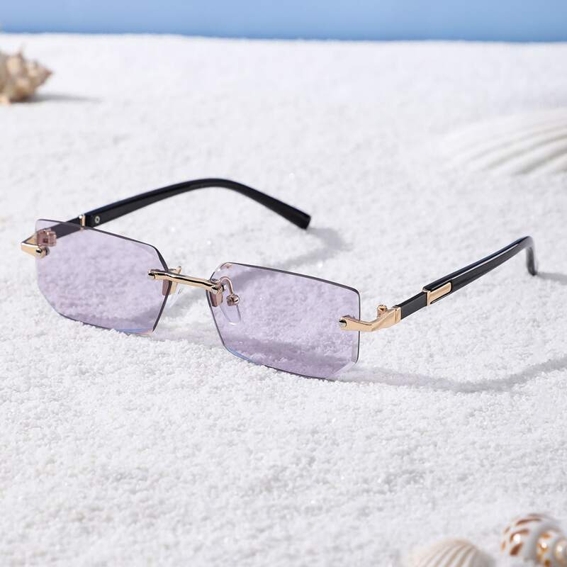 

Square Rimless Sunglasses