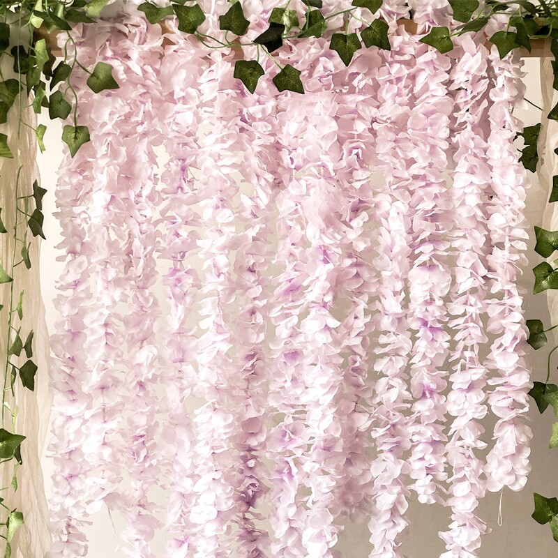 

1pc Artificial String Flower, Purple